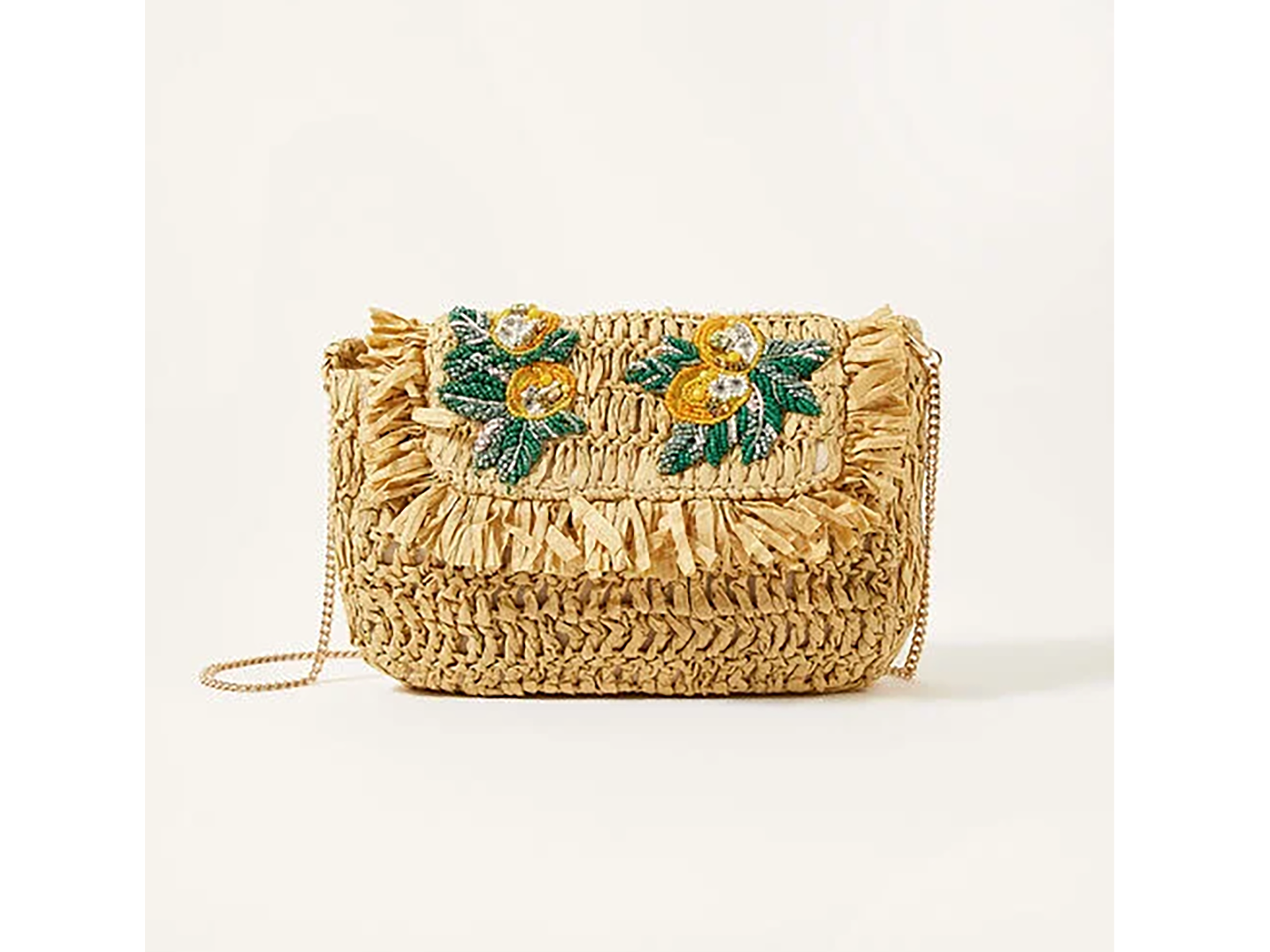 Crossbody discount straw bag